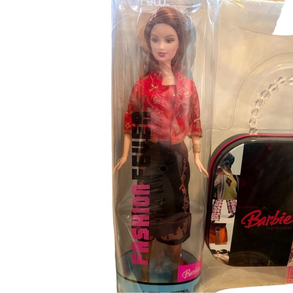 Barbie 2004 Drew & Teresa Fashion Fever Doll Bonus Purse & CD Set NIB - Picture 2 of 8